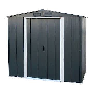 6' x 4' Sapphire Apex Anthracite Metal Shed 6' x 4' Sapphire Apex Anthracite Metal Shed