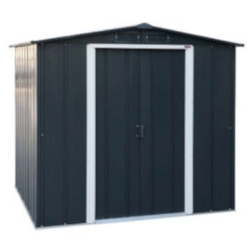 6' x 6' Sapphire Apex Anthracite Metal Shed 6' x 6' Sapphire Apex Anthracite Metal Shed