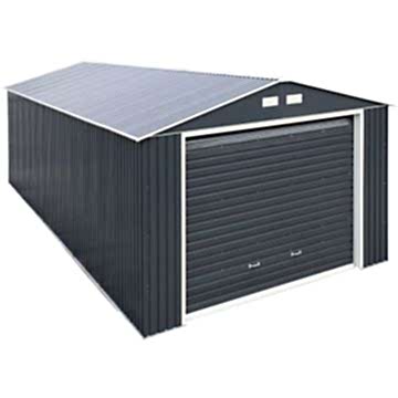 12' x 38' Sapphire Olympian Anthracite Metal Garage (3.62m x 11.35m) 12' x 38' Sapphire Olympian Anthracite Metal Garage (3.62m x 11.35m)