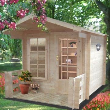 Shire Maulden 2.1m x 2.9m Log Cabin Summerhouse 