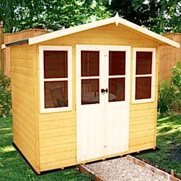 7x5 Shire Haddon Wooden Summerhouse 