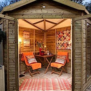 Solartech Premium Summerhouse And Garden Building Solar Lighting Kit 2 