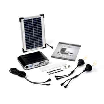 Solartech Premium Summerhouse And Garden Building Solar Lighting Kit 4