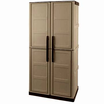 2'4 x 1'3 Shire Large Plastic Garden Storage Cupboard (0.73m x 0.39m) 