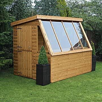 10' x 6' Traditional Wooden Garden Potting Shed with 6' Gable (3.05m x 1.83m) 