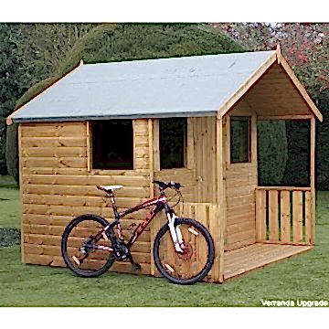 10' x 8' Traditional 8' Cabin Garden Shed (3.05m x 2.44m) 