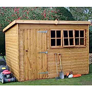 10' x 8' Traditional Heavy Duty Pent Shed