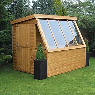 10' x 8' Traditional Wooden Potting Garden Shed with 8' Gable (3.05m x 2.43m) 