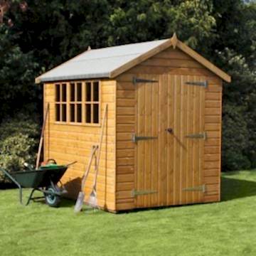 18' x 8' Traditional Heavy Duty Apex Wooden Garden Shed