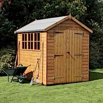 20' x 8' Traditional Heavy Duty Apex Wooden Garden Shed