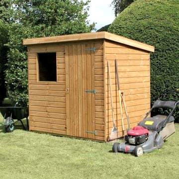 12' x 6' Traditional Standard Pent Wooden Garden Shed (3.66m x 1.83m) 