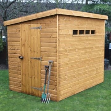 12' x 6' Traditional Pent Wooden Security Garden Shed (3.66m x 1.83m) 