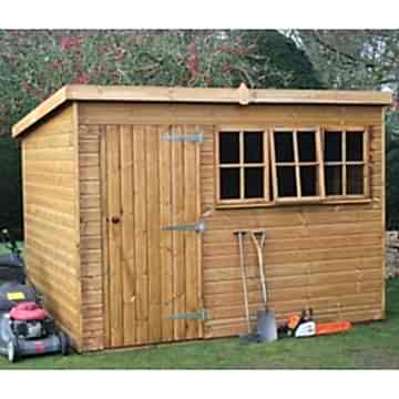 14' x 8' Traditional Heavy Duty Pent Shed