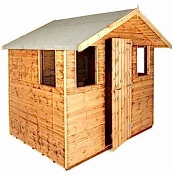 8' x 6' Traditional 6' Cabin Garden Shed (2.44m x 1.83m) 