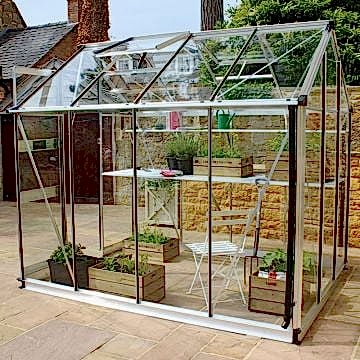 6' x 6' Eden Burford Small Greenhouse (1.94m x 1.94m) 
