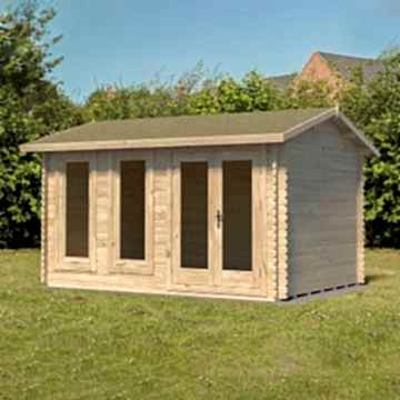 Forest Chiltern 4m x 3m Log Cabin (34mm)