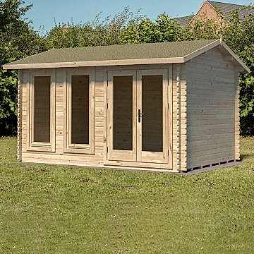 Forest Chiltern 4m x 3m Log Cabin (34mm)