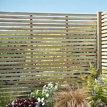 1.8m High Forest Slatted Panel