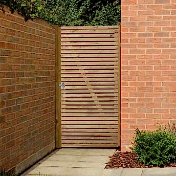 Forest 3' x 6' Double Slatted Gate (0.9m x 1.8m)