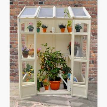 Victorian Tall Wall Greenhouse