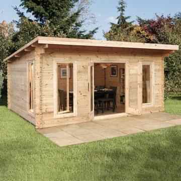 Forest Mendip 5m x 4m Log Cabin (45mm)