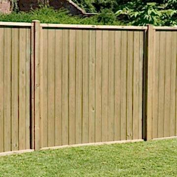 6ft (1.83m) High Forest Vertical Tongue and Groove Fence Panel