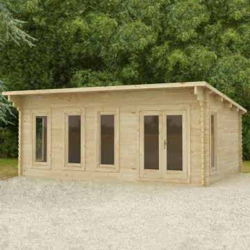 Forest Wolverley 6m x 4m Log Cabin (45mm)