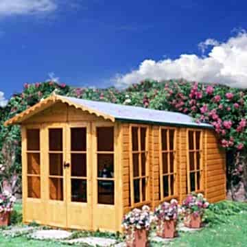 7��� x 13��� Shire Westminster Summer House (2.1m x 4.2m) 