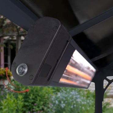 1800W Carbon Fiber Mountable Outdoor Infrared Heater