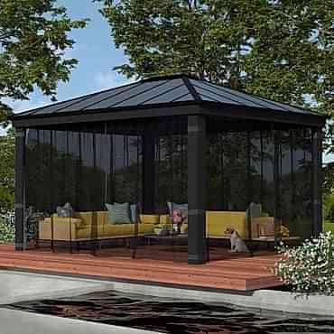 Dallas 4300 Garden Gazebo Netting Set