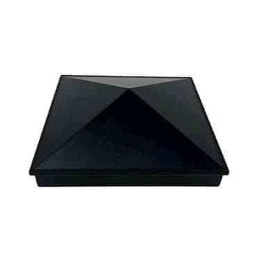 150mm x 150mm Aluminium Cap - Black