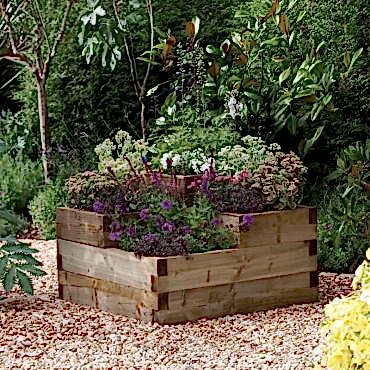 Forest Caledonian Tiered Raised Bed 