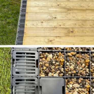 Frenchdrain with Free Anchor Blocks