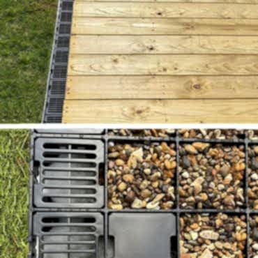 Frenchdrain with Free Anchor Blocks