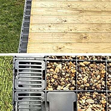 Frenchdrain with Free Anchor Blocks