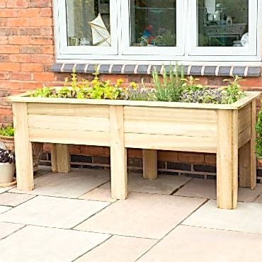 Forest Large Kitchen Garden Planter 6' x 2' (1.8m x 0.7m) 