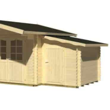 1.5 x 2.2m Palmako Log Cabin Extension 