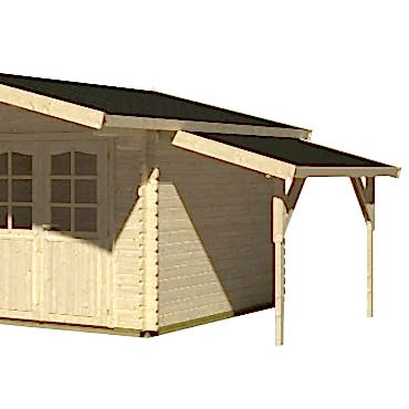 1.4 x 2.9m Palmako Log Cabin Canopy Roof