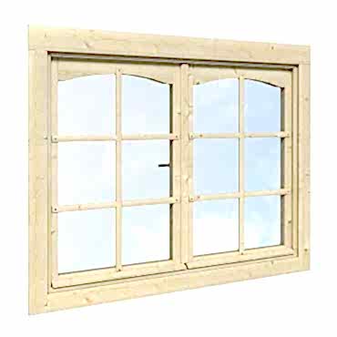 Palmako Double Opening Double Glazed Window 1170 x 850mm 