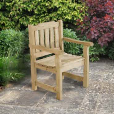 Forest Rosedene Wooden Garden Chair 2'x2' 