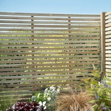 1.8m High Forest Slatted Panel