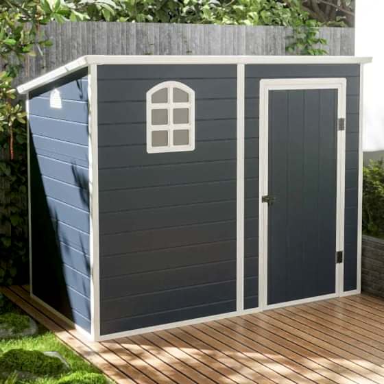 8' x 5' Jasmine Pent Plastic Shed (2.48m x 1.43m)