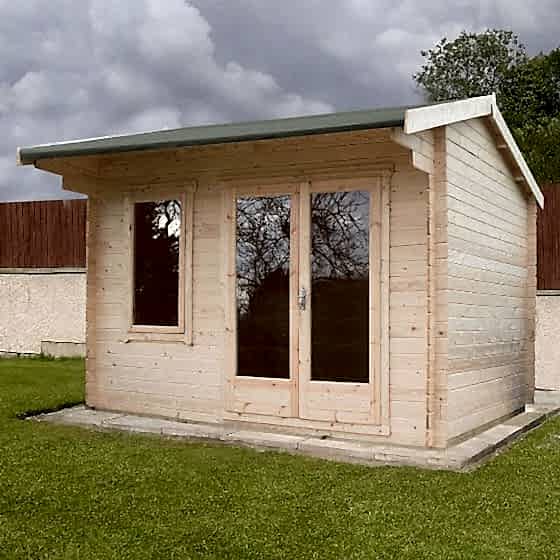 Shire Marlborough 3.6m x 3m Log Cabin Summerhouse (28mm)