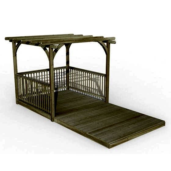 8' x 16' Forest Pergola Deck Kit No. 9 (2.4m x 4.8m)