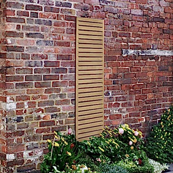 Forest 6’ x 1’ Pressure Treated Slatted Trellis Panel (1.8m x 0.3m)