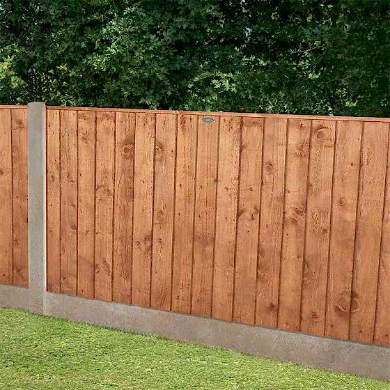 Forest 6' x 3' Vertical Closeboard Fence Panel (1.83m x 0.92m)