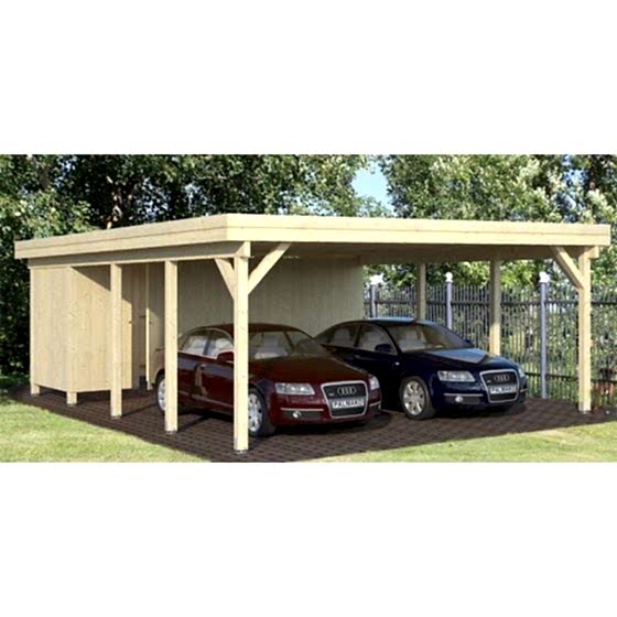 20' x 25' Palmako Karl Wooden Carport (6m x 7.6m)
