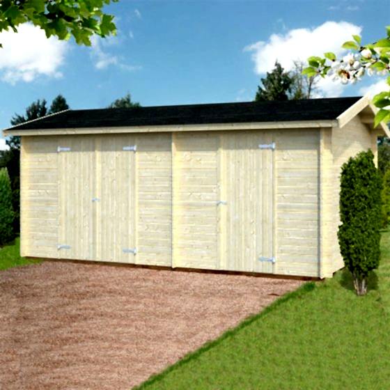 17' x 10'5 Palmako Jari Premium (28mm) Multi-room Shed (5.2m x 3.2m)