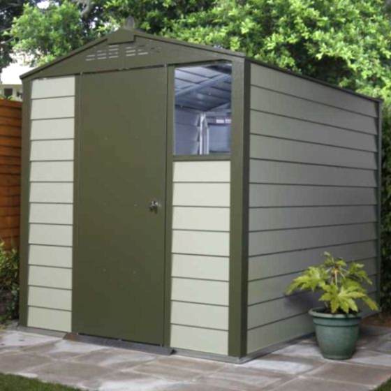 6' x 3'1 (1.82x0.94m) Trimetals Titan 630 Metal Shed
