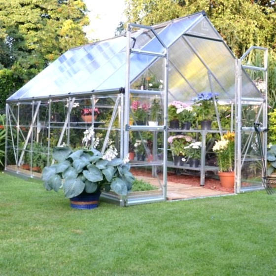 8x12 Palram Balance Silver Greenhouse
